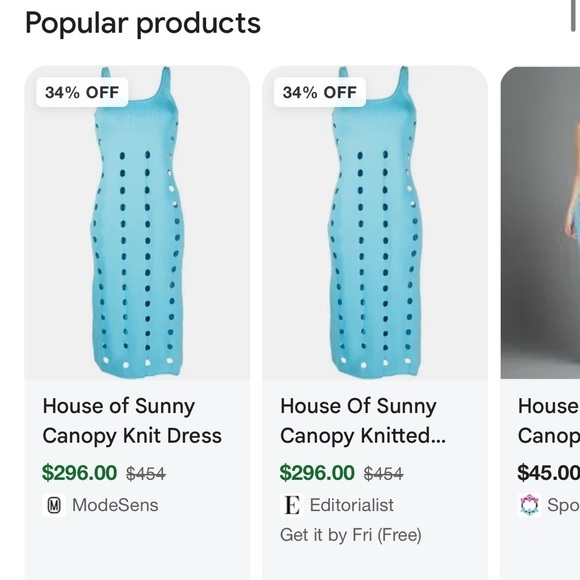 house of sunny canopy dress - Picture 13 of 13